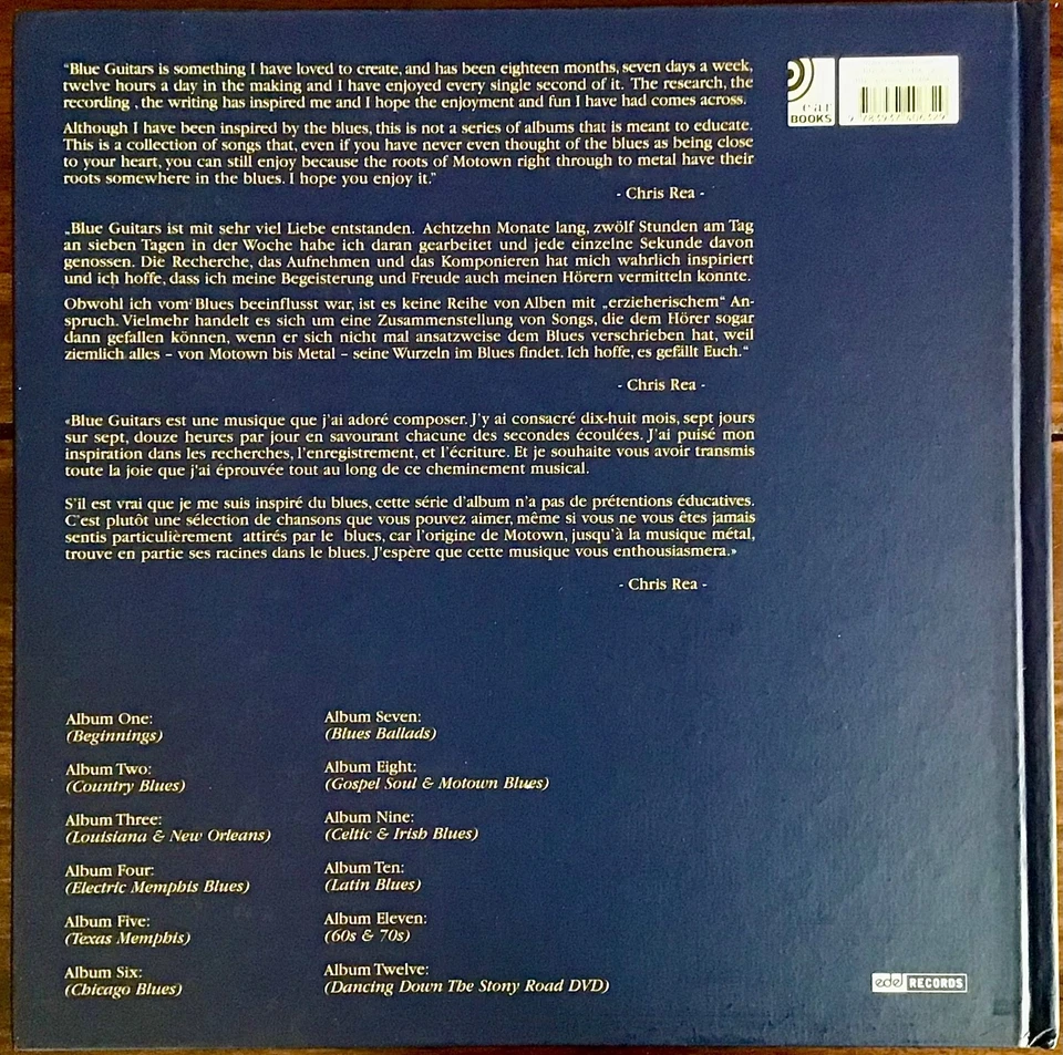 Chris Rea • Blue Guitars • 11x CDs & 1x DVD • von 2005 •neuwertig / ungespielt • - Bild 2 von 4