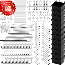 300 Pc Pegboard Hook Set Metal Garage Tool Organizer Storage Accessories