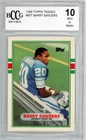 1989 Topps Traded BARRY SANDERS RC Rookie #83T DETROIT LIONS HOF BCCG 10 D169