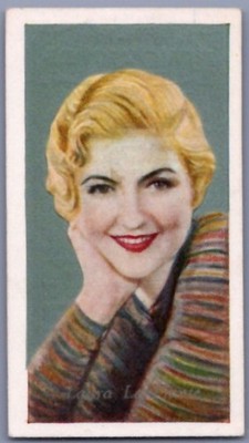 1934 Godfrey Phillips Film Favourites - Laura La Plante #12 - *EX*