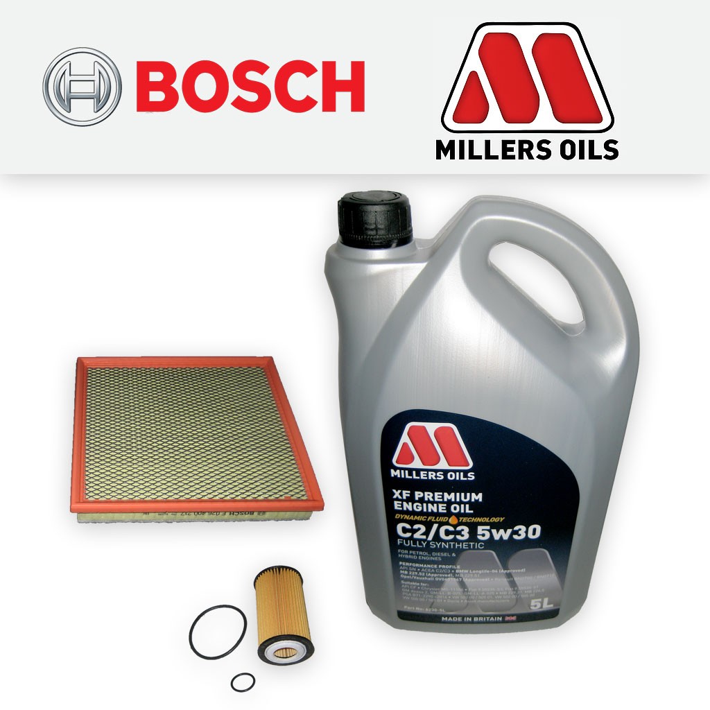 SERVICE KIT for OPEL VAUXHALL ZAFIRA C MK3 1.4 OIL AIR FILTERS +OIL (2011-2018)