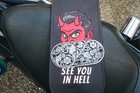 Shovel Evo Carved Harley Primary Inspection Cover black Engraved Scrollwork