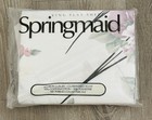 Vintage Springmaid King Flat Sheet Percale Lilique Rose NEW — photo 1