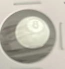 Solid Silver 8 Ball! Pan Silver Company! 1 Gram .999 Fine Silver In Cool Design!