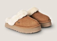 UGG Womens Disquette Clog Chestnut 1122550-CHE Authentic New