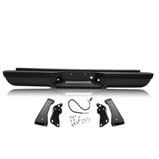 Rear Bumper For 1988-2000 Silverado Suburban C K 1500 2500 Black Anti-rust
