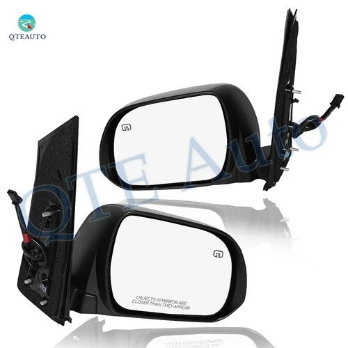 LH-RH Power Heated Manual Folding View Mirrors To 2011 2012 Toyota Sienna Pair 2