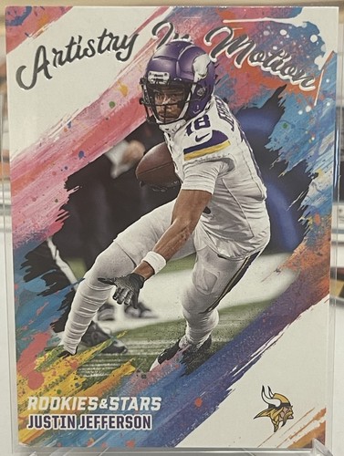 Justin Jefferson #13 2025 Panini Rookies & Stars Artistry in Motion card