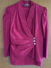 Vintage Jessica McClintock Bridal Size 10 Skirt Blazer Set Made in USA