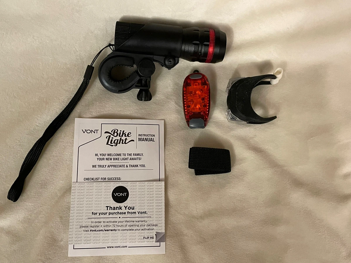 Vont bike light manual outlet