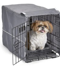 New World Pet Products Dog Crate Comfort Kit, Matching Dog Crate Cover  Dog Bed