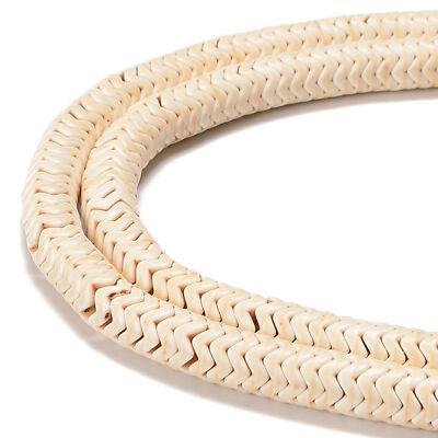 White Howlite Turquoise Interlocking Snake Beads 6mm 8mm 10mm 15.5'' Strand