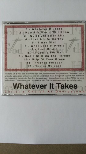 Whatever It Takes - Christ's Church at Georgetown (Audio CD) - Picture 2 of 2