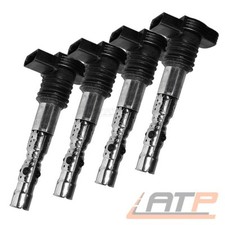 4x ZÜNDSPULE STABZÜNDSPULE FÜR AUDI A3 A4 SEAT SKODA VW GOLF 4 PASSAT 1.8-T 2.0
