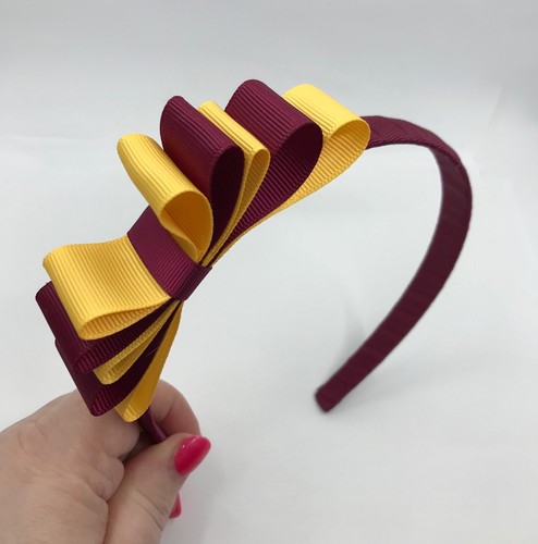 Wine and Yellow Gold School Hair Accessories - Picture 44 of 71