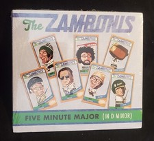 THE ZAMBONIS Five Minute Major -  2011 Hockey / Blue Line CD - new sealed