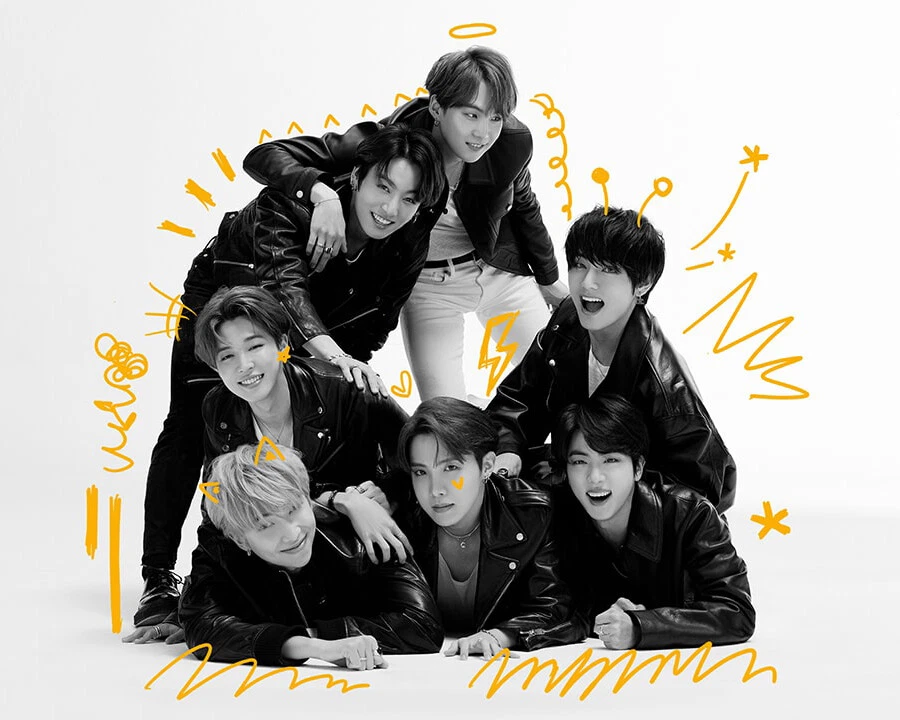 BTS [MAP Of THE SOUL:7] Album VER.04 CD+Foto Buch+Lyric+Buch+2 Karte+Sticker+etc