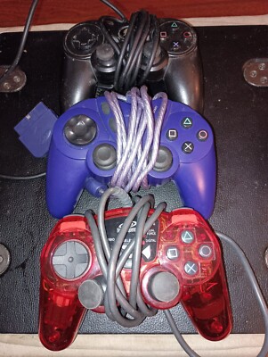 PS1/PS2 Playstation controller lot-third party controllers PS1 PS2