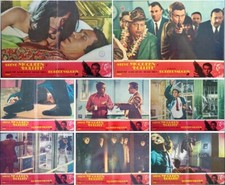 BULLITT Italian fotobusta movie posters x8 STEVE McQUEEN JACQUELINE BISSET 1968