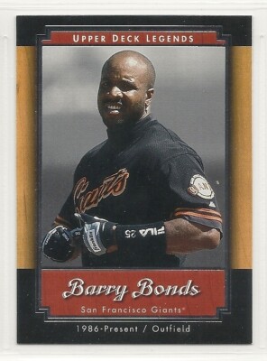 2001 Upper Deck Legends - #72 - Barry Bonds - San Francisco Giants