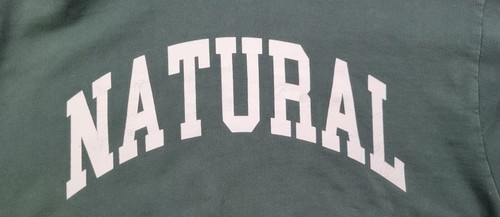 L2) Men Museum of Peace & Quiet Green Natural Pullover Hoodie Sweatshirt Small - Picture 11 of 15
