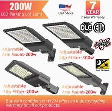 WYZM Led Street Lights, Outdoor Dusk to Dawn Pole Light, Parking Lot Led Lights