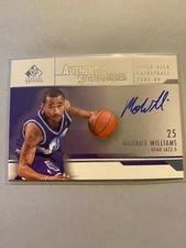 A16,481 - 2003-04 SP Signature Edition Signatures #MW Maurice Williams Auto