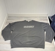 Vintage Old Navy Winter Sports Grey Sweatshirt Adult L Made In USA