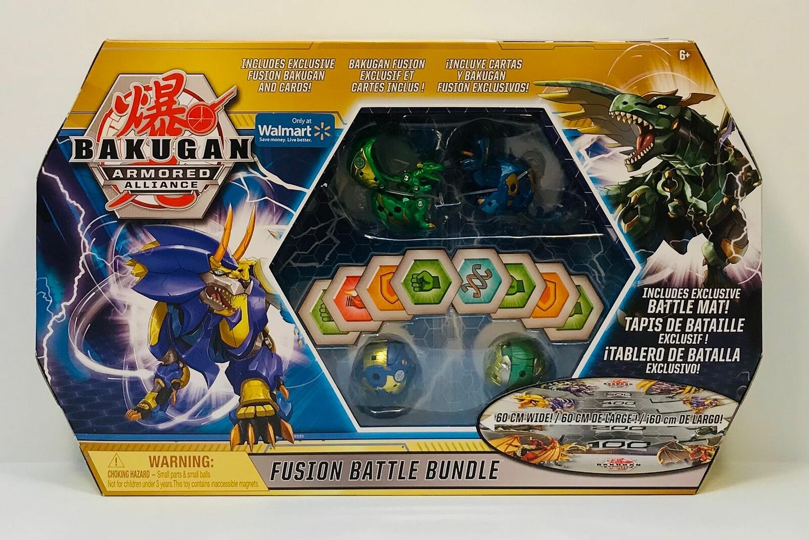 NEW BAKUGAN ARMORED ALLIANCE EXCLUSIVE FUSION BATTLE BUNDLE w/ BATTLE MAT