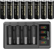 14430 3.2 Volt Rechargeable Solar Battery with Charger, Rechargeable ...