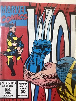 アメコミ MARVEL HALL OF FAME WOLVERINE MARVEL Wolverine #64 Silver Fox, Maverick, Sabertooth 1992 | eBay