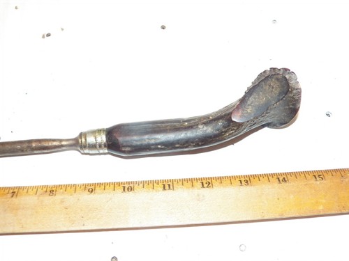 Vintage Stag Handle Knife Sharpening Steel Rod - Picture 4 of 4