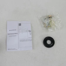 Baldwin Half-Dummy 2" Single Passage Rose in Oil Rubbed Bronze 5035.102.IDM