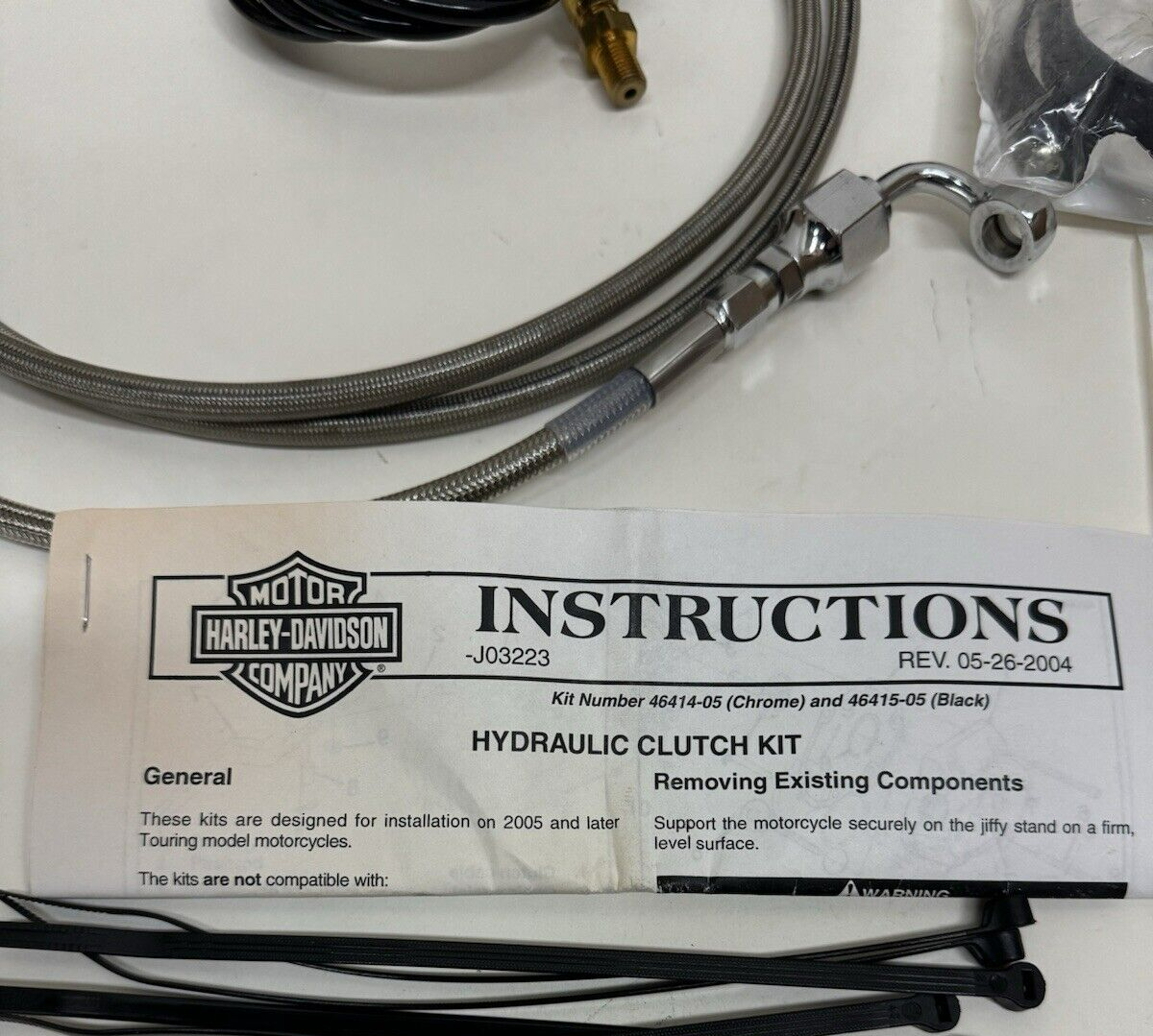 5/10.11 はたえ様 HARLEY-DAVIDSON BLACK HYDRAULIC CLUTCH TRAMSMISSION SIDE