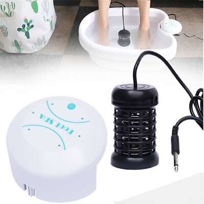 Ionic Detox Foot Bath Spa Machine Portable Salon Ion Aqua Foot Bath Beauty Kit!