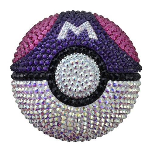 Pokemon Center Original Master Ball Swarovski Crystal Stone Figure