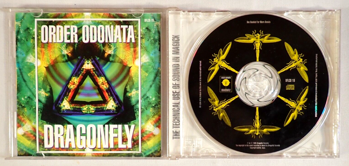 ORDER ODONATA DRAGONFLY THE TECHNICAL USE OF SOUND IN MAGICK, CD 
