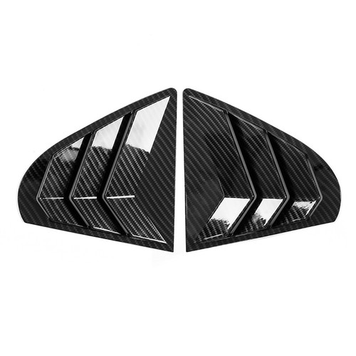 Borde de persiana lateral de aspecto de carbono para Mitsubishi Lancer EVO 2009-2016 - Imagen 5 de 9