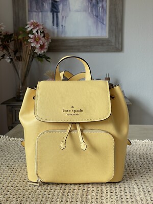 yellow kate spade backpack
