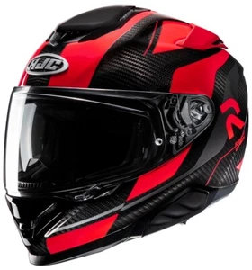 HJC Rpha-71 Carbon - Hamil Red MC1 Motorcycle Helmet