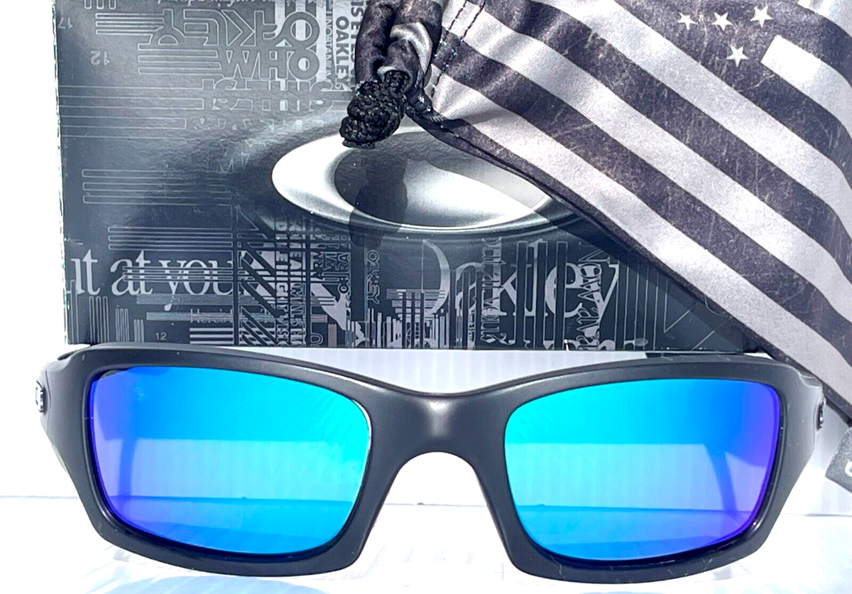 Oakley Fives Squared Black USA Tonal Flag POLARIZED Galaxy Jade