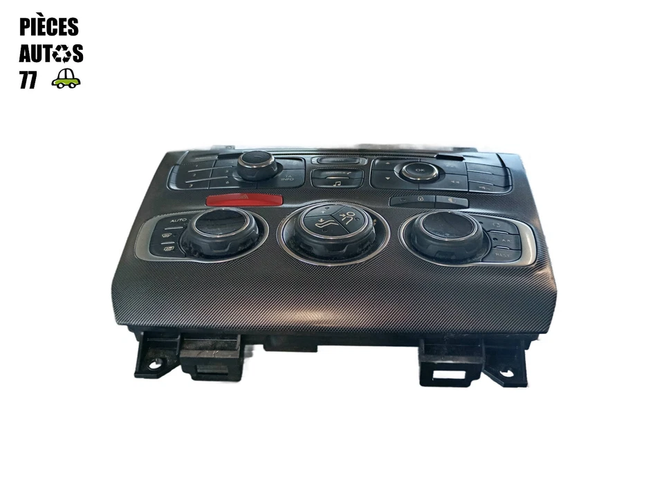 Façade commande Autoradio Climatisation Citroën C4 II B7 - Image 3 of 4