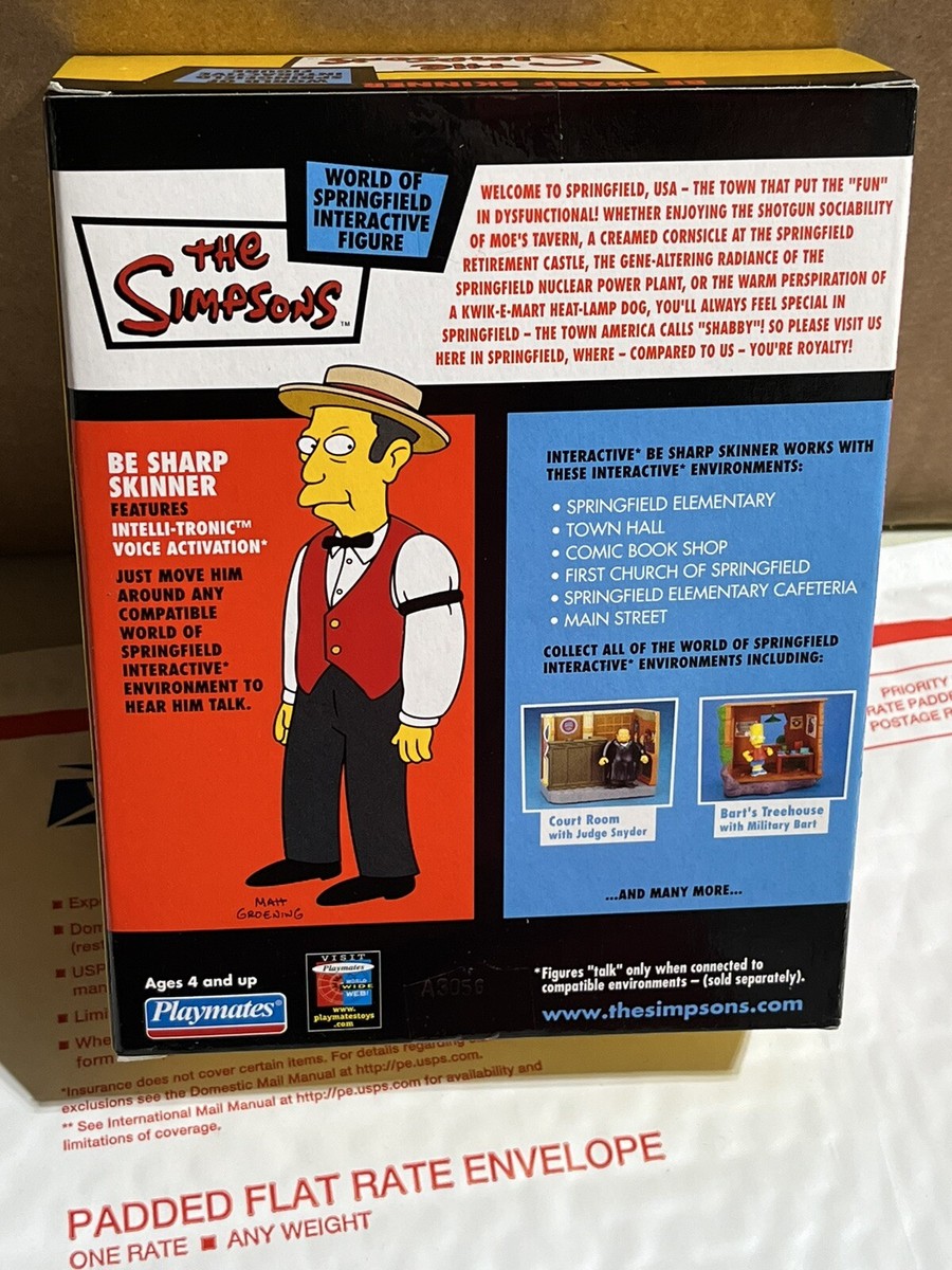 The Simpsons Be Sharp Skinner Playmates Exclusive Mail-Away