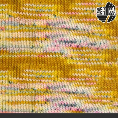 Lana Grossa 5 x 100 g Meilenweit 100 Spray Stricken Wolle Merino 5 Farben - Bild 5 von 11