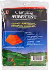 New 8FT Emergency Tube Tent Lightweight Survival Shelter for Camping- Orange