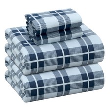 Flannel Sheets Queen Size - 100 Cotton Double Brushed Bed Sheets, Deep Pockets