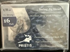 Pristine Swing Jig Head Weedless Snag Proof 1/8oz 3x Strong 16 Pack Fishing Lure