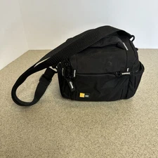 Case Logic small camera bag Case Shoulder Black Multi Pocket Padded Lens
