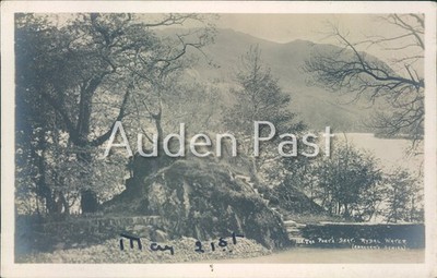 Vintage RPPC The Poet's Seat Rydal Water Lake District Abrahams Serie