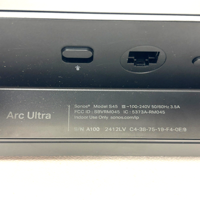 Sonos Arc Ultra S45 - Wireless Smart Soundbar - Black *FOR PARTS